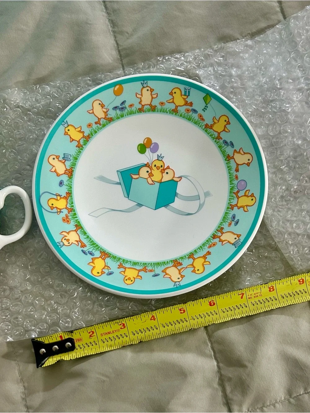 Tiffany & Co “Tiffany Chicks” 3-Piece Baby/Children’s Cup, Bowl & Plate Set *New